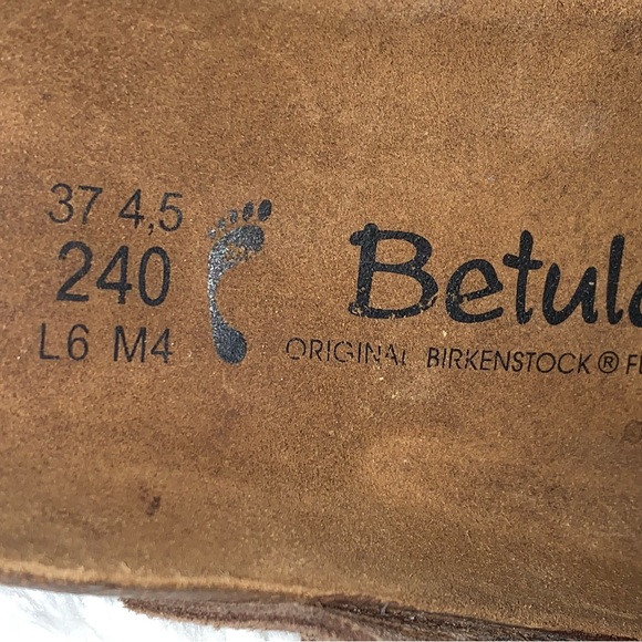 BETULA Birkenstock suede clogs shoes size 37 - Picture 12 of 16